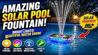 Sparkle And Shine With ChlorStar Solar Fountain Light Show!