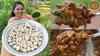 KALIMIRCH MUSHROOM FRY🍄 புரட்டாசி ஸ்பெஷல் சுவையான காளான் மிளகு வறுவல் செய்முறை | Perfect Side Dish