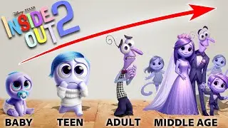 Inside Out 2 2024 Growing Up Compilation | Joy, Anger, Disgust, Sadness & Fear