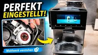 Siemens EQ900 &ndash; So funktioniert die automatische Mahlwerkverstellung. Sehen wir mal hinein.
