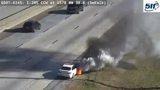 Georgia: Car Fire 