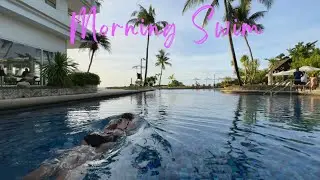 Morning Swim | Shangri la Mactan Cebu | Khryss Vlogs ♥️