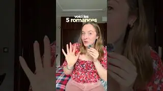 Mon top 5 romances 📚🩷 #booktok #booktube #books