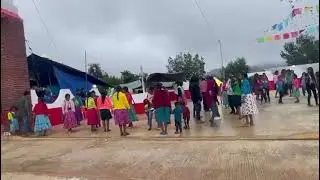 Inauguración del atrio de la iglesia, Llano de maguey 