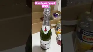 Unboxing Christmas Parcel ( Halal ) #shorts #navidad #natal