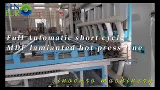 Full Automatic short cycle MDF lamianted hot press line