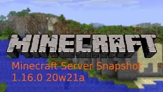 How to host Minecraft server on your PC - Latest Snapshot version 1.16.0 20w21a - 2020