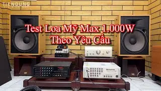 TEST ON DEMAND | JBL 4655 Speakers vs. Used Boston Audio PA-999SII Amplifier