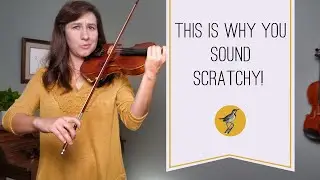 Fixing Scratchy, Squeaking Sounds with a Straight Bow! (Understanding Bow Arm Mechanics)