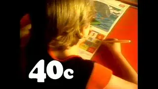 1982 - Ronald McDonald - McDonald's (Macca's) Colouring Calendar - Australian TV AD 1982