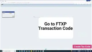 How to Configure / Create / Open new Tax Code in SAP