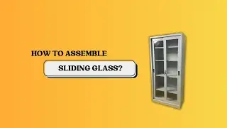 MARY | Sliding Glass Steel Cabinet by Leapify Steel | How to Assemble?