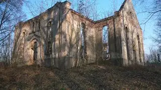 Niwiska (lubuskie) - ruiny kościoła ewangelickiego