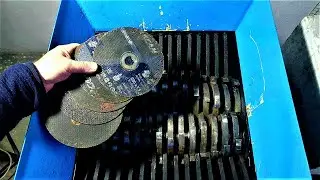 Shredding Machine Vs Hard and Soft Things! Metal Cutter Shredding - Oddly satisfying