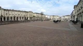 Turin Italy. A Walk In the City Between Two Great Squares
