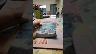 Witness The Beautiful Effects of Moonlight on our Snowy Happy Tree Painting: Part 10