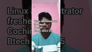 Linux Admin Job for Freshers | Infocom Software | Kochi Job 2025