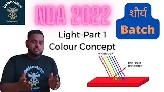 Colour Visibility Concept| Reflection-Light Part-1|NDA Physics Classes|Laws of Reflection|NDA GAT|