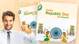 Design a Republic Day Post In Corel Draw 