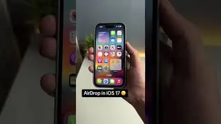 Airdrop on IOS17 | #iphone #ios17 #shorts #apple #ios17features #appleiphone  #ios #iphone14