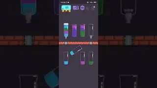 Cups - Water Sort Puzzle Level 61 Gameplay Walkthrough