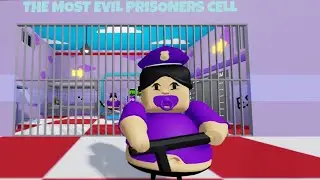 BABY POLICE GIRL PRISON RUN! (Obby) Full Gameplay Walkthrough 4K | Roblox No Death