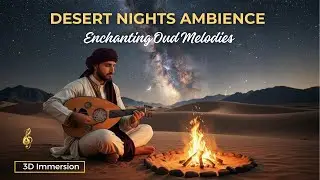 Enchanting Arabic Oud Melodies ~ Mystical Desert Ambience Soundscape  For Relaxation | ASMR