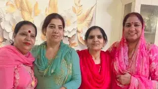 पोते होने की खुशी में दादी जी गीत गवाए, गीतों में क्या बाटया।सब ने मिलकर ख़ूब एंजॉय किया 🥳