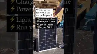 100 watt solar panel #powerstation #solarpanels