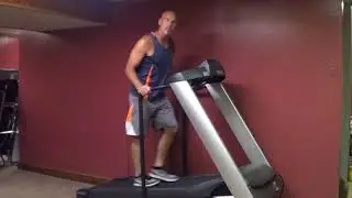 Treadmill agility, side shuffle