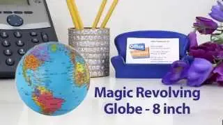 Magic Revolving Globe - 8 inch