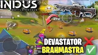 Devastator Gun Nahi Brahmastra Gun Hai | Powerfull Assault Rifles Gun | Indus Battle Royale Mobile 