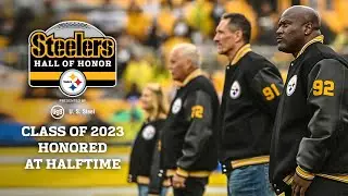 Hall of Honor Class of 2023 honored at halftime | Pittsburgh Steelers