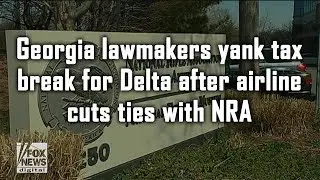Georgia lawmakers yank tax break for Delta after airline cuts ties with NRA