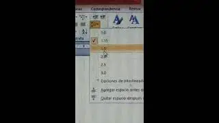 Como poner INTERLINEADO en WORD