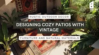 Rustic Outdoor Decor: Designing Cozy Patios with Vintage Furniture and Natural Materials