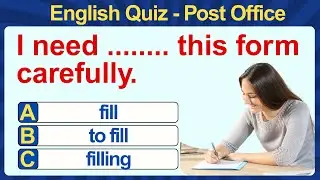 20 Post Office English Quizzes 📮🧠 | English at the Post Office | Mailroom Vocabulary Speed Test