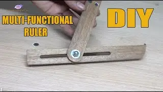 Smart protractor, carpentry tool, multi-purpose ruler | Woodworking Art_Vn
