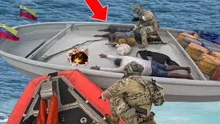 US Navy Coast Guard Personnel Intercepts Major Drug Operation at Sea