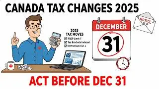 Canada tax changes: 5 Key Tax Updates Canadians Should Act On Before Year-End