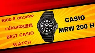 Casio MRW-200H Malayalam Review | Best Budget Analog Watch Under ₹1000?