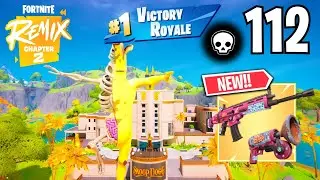 112 Elimination *Peely Bone* Solo vs Squads WINS Gameplay (FORTNITE CHAPTER 2 REMIX)!