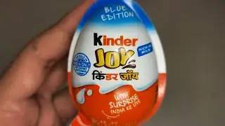 Kinder joy blue edition unboxing
