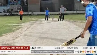 French Emergers vs Night Walkers Cricket Club Live Cricket Match | NPL CRICKET BLAST 8.0 Live - Pink