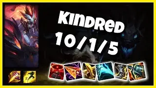 Kindred vs Nidalee KOREAN Challenger JUNGLE (10/1/5) - v10.24
