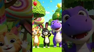 Happy Animal Dance 🐱🐰🦖 | Kids Music Video