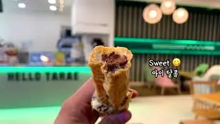 Seoul Cafe Review: Tarae Coffee Gangnam | Cheap Iced Americano & Chocolate Choux