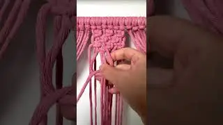 Macrame Cross Wall Hanging #shorts