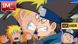 Naruto vs Konohamaru chunin exams - English Dub (4K) FULL HD | H&sup2;s_official #naruto #narutoshippuden