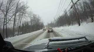 01/29/22 The Big Man's morning ride to Stratton Mtn.
